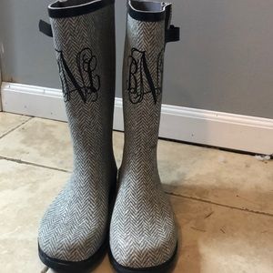 Monogrammed rain boots monogram bNl